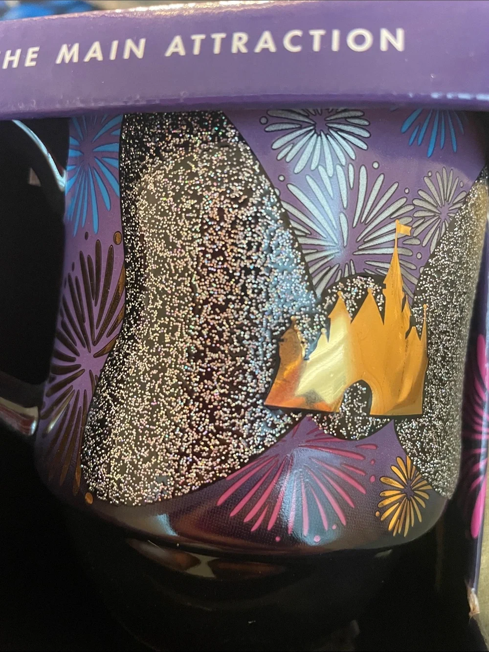 Disney Glitter Castle Mug.  The Main Attraction Series, number 12/12.